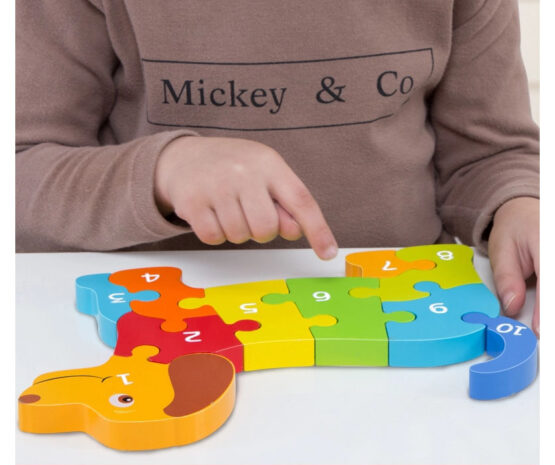 Puzzle onshine animale numerotate5