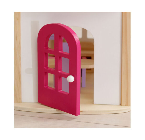 Casuta papusi cu mobilier Pink DollHouse - HAM BEBE