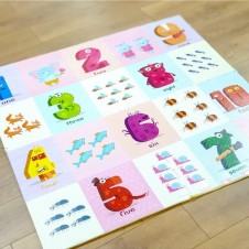 Covoras de joaca puzzle pentru bebe spuma cifre animale3-Covorase de joaca