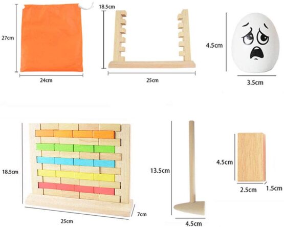 Joc lemn Jenga Darama Zidul - HAM BEBE