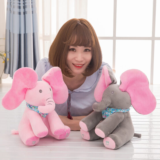 Jucarie interactiva Elefant Cucu Bau Peek a Boo - HAM BEBE