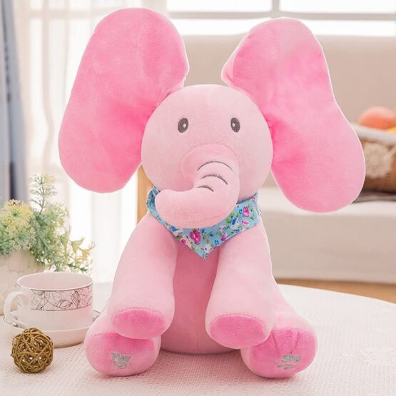 Jucarie interactiva Elefant Cucu Bau Peek a Boo - HAM BEBE