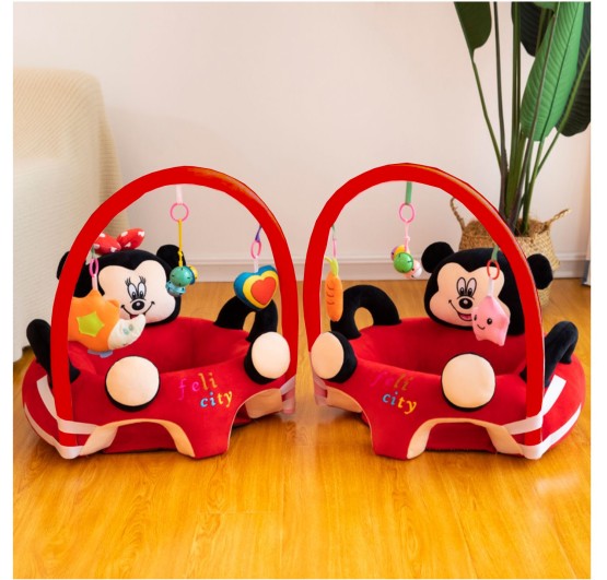 Fotoliu bebelus Minnie Mickey Mouse cu arcada jucarii - HAM BEBE