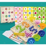 Joc asociere culori sortare si joc memorie4-Jucarii din Lemn si Montessori