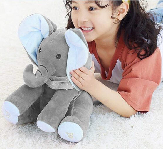 Jucarie interactiva Elefant Cucu Bau Peek a Boo - HAM BEBE
