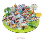 Puzzle 3D Circul Kabi Circus Plug-in Puzzle - HAM BEBE