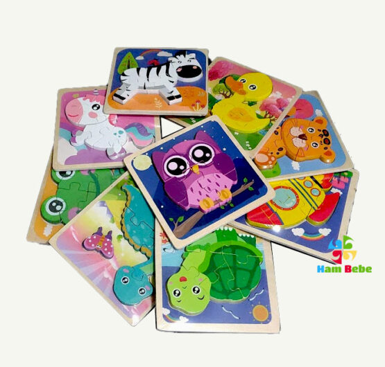 Puzzle din lemn 3D Incepatori Ileana - HAM BEBE