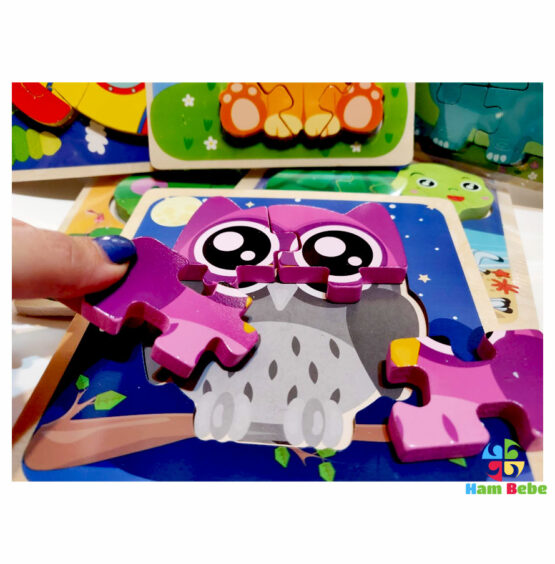 Puzzle din lemn 3D Incepatori Ileana - HAM BEBE