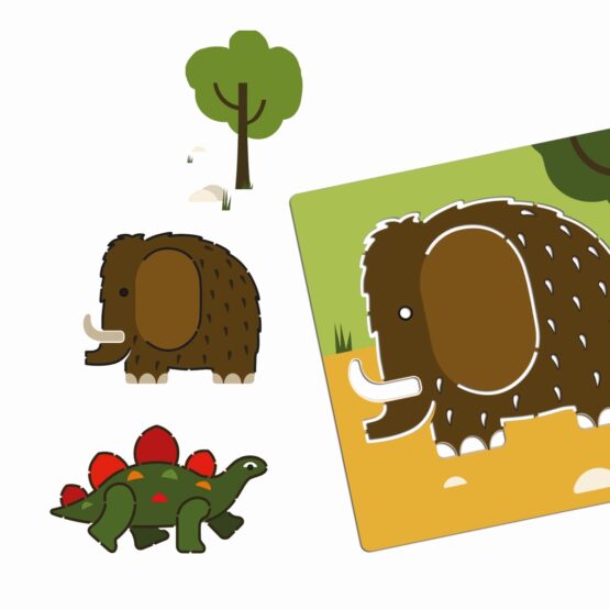 Set sabloane desen copii djeco dinozauri3 - HAM BEBE