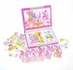 Carte magnetica joc puzzle magnetic educativ imbraca fetita princess dress up4-Table si jocuri magnetice