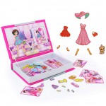 Carte magnetica joc puzzle magnetic educativ imbraca fetita princess dress up5-Table si jocuri magnetice