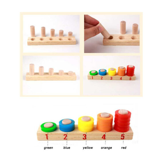 Joc lemn educativ matematic donut numbers3-Jucarii din Lemn si Montessori