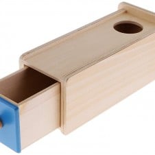 Joc montessori cutia permanentei cu sertar2-Jucarii din Lemn si Montessori