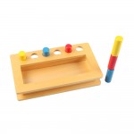 Joc motricitate montessori peg box2-Jucarii din Lemn si Montessori