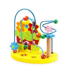 Jucarie motrica Montessori labirint cu bile FLOWER Beads - HAM BEBE