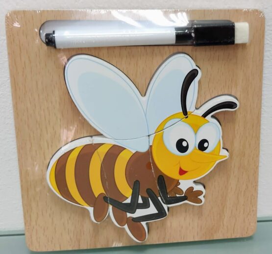 Puzzle lemn 3d magnetic 2 in 1 12-Jucarii din Lemn si Montessori
