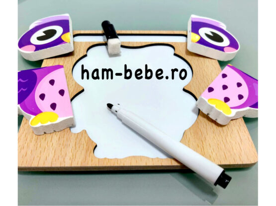 Puzzle lemn 3d magnetic 2 in 1 15-Jucarii din Lemn si Montessori