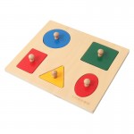 Puzzle montessori forme cu maner dreptunghiular2-Jucarii din Lemn si Montessori