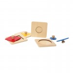 Set 4 puzzle montessori forme cerc patrat5-Jucarii din Lemn si Montessori