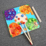 Joc dexteritate si asociere culori fructe si anotimpuri2-Jucarii din Lemn si Montessori