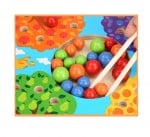 Joc dexteritate si asociere culori fructe si anotimpuri7-Jucarii din Lemn si Montessori