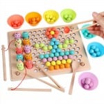 Joc dexteritate si pescuit memory chess pearl2-Jucarii din Lemn si Montessori