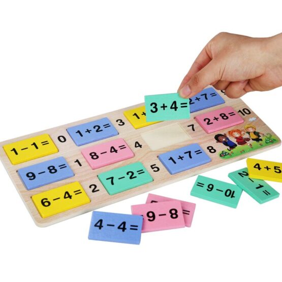 Joc lemn matematica domino artimetica operatiuni betisoare5-Jucarii din Lemn si Montessori