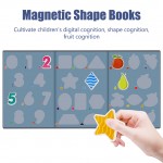 Joc magnetic cifre, forme, fructe carte si puzzle Fancy Chartlet - HAM BEBE