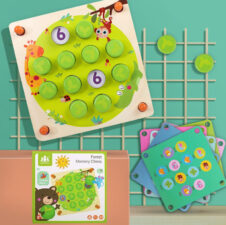 Joc memorie din lemn Forest Memory Chess - HAM BEBE
