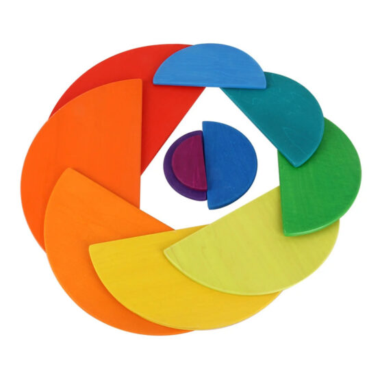 Curcubeu lemn 11 piese jucarie montessori waldorf cx 139 3-Jucarii din Lemn si Montessori