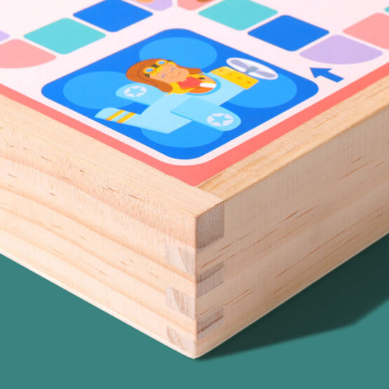 Joc chinezesc de dame si Ludo Chess board 7 in 1 - HAM BEBE