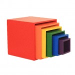 Set 6 cuburi rainbow stivuire cutii lemn6-Jucarii din Lemn si Montessori