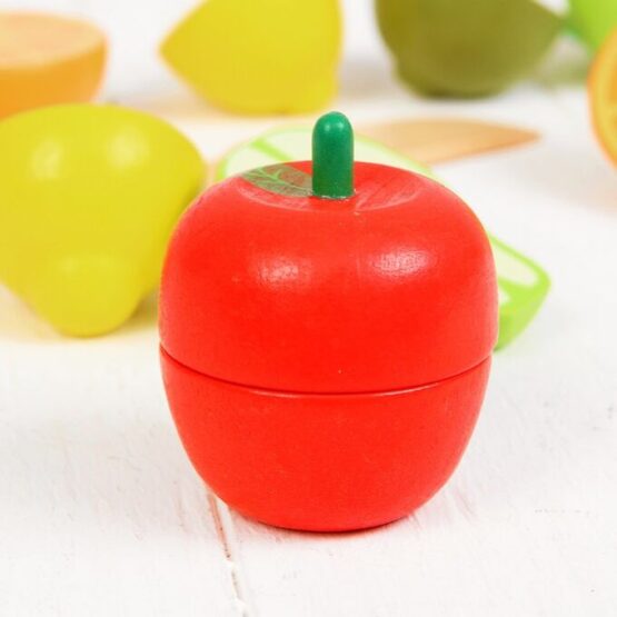 Fructe de jucarie din lemn - joc feliat cu magnet MSN15031-1 - HAM BEBE