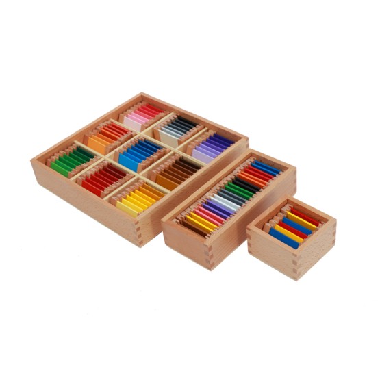 Cutia cromatica Montessori - Set Tablete color - HAM BEBE