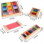 Cutia cromatica Montessori - Set Tablete color - HAM BEBE