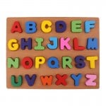 Puzzle lemn 3d natur ileana alfabet mare2-Jucarii Dexteritate