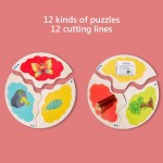 Puzzle lemn procesul evolutiv1-Puzzle Copii