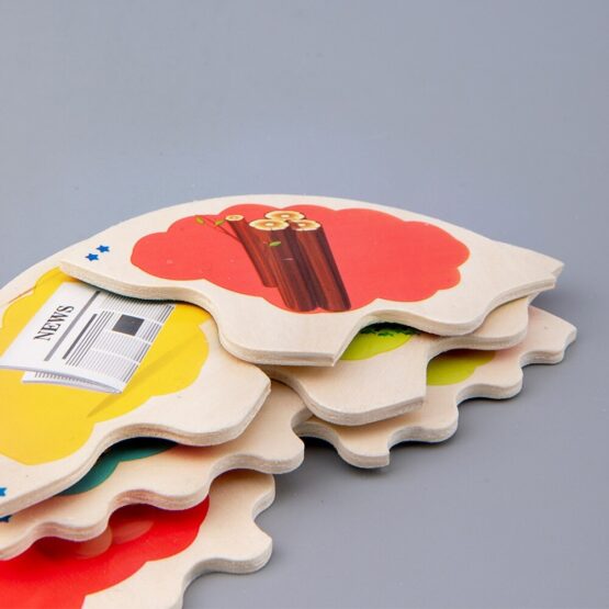 Puzzle lemn procesul evolutiv2-Puzzle Copii
