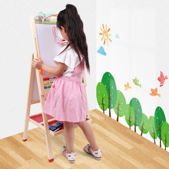Tabla magnetica sevalet multifunctional 8111 5-Jucarii din Lemn si Montessori