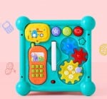 Cub educativ interactiv inteligent cu telecomanda jucarie bebe12-Centre activitati