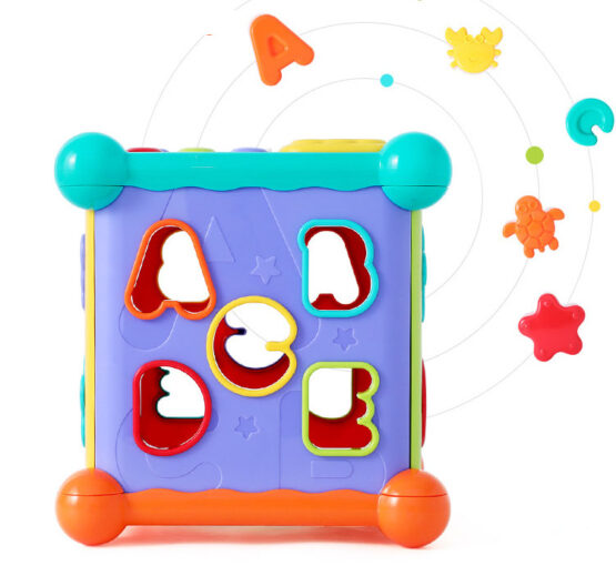 Cub educativ interactiv inteligent cu telecomanda jucarie bebe15-Centre activitati
