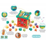 Cub educativ interactiv inteligent cu telecomanda jucarie bebe3-Centre activitati