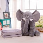 Elefantel din plus – perna si paturica - HAM BEBE