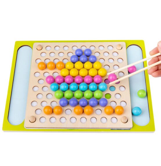 Joc pescuit magnetic si dexteritate bilute cu penseta 2 in 1 6-Jucarii din Lemn si Montessori