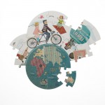Puzzle copii harta lumii around my planet londji4-Puzzle Copii