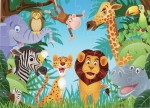 Puzzle jumbo podea 48 piese animale3-Puzzle Copii