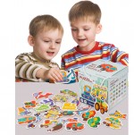 Set 24 Puzzle din doua piese My Best Puzzle 24 in a box - HAM BEBE
