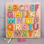 Tablita magnetica alfabet si puzzle invata literele4-Jucarii din Lemn si Montessori