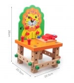 Banc de lucru copii scaunel cu set constructii creative leul moondog11-Bancuri de scule
