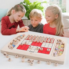 Joc multifunctional sudoku joc lemn1-Jucarii din Lemn si Montessori